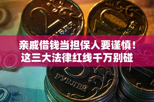 武汉亲戚借钱当担保人要谨慎！这三大法律红线千万别碰