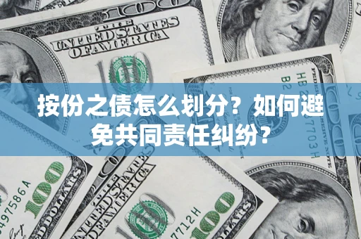 武汉按份之债怎么划分？如何避免共同责任纠纷？