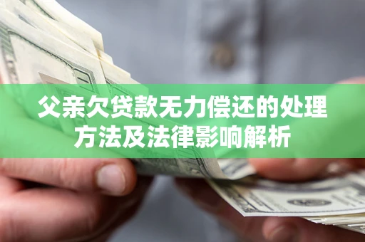 武汉父亲欠贷款无力偿还的处理方法及法律影响解析