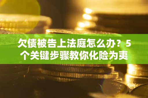 武汉欠债被告上法庭怎么办？5个关键步骤教你化险为夷